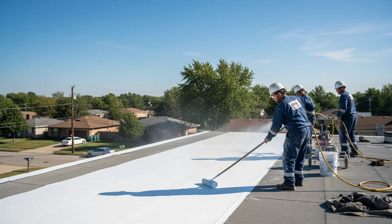 Commercial roof coating in Mccutchenville, OH near me